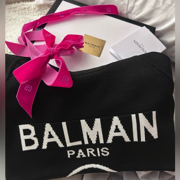 Authentic BALMAIN Knit Detail Tank - Picture 5 of 16